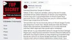 Dalam unggahannya, Wikileaks Indonesia menuliskan soal kabar bahayanya air minum mineral kemasan Aqua milik Danone.