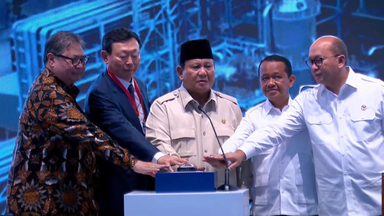 Prabowo saat Resmikan Pabrik Petrokimia di Cilegon: Ada yang Katakan Prabowo Takut Sama Jokowi, Enggak Ada Itu