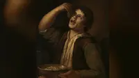 Lukisan Jan Vermeer van Utrecht tentang seorang lelaki yang memakan mi (Wikipedia/Public Domain)