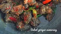 Sepiring babat gongso pedas. (Liputan6.com/IG/whitecancan)