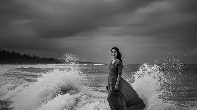 Prompt Gemini AI Foto Sendiri di Pantai yang Aesthetic dan Realistis