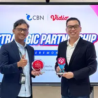Kini nikmati vidio hiburan bersama Vidio dan CBN Fiber semakin seru dan menguntungkan.