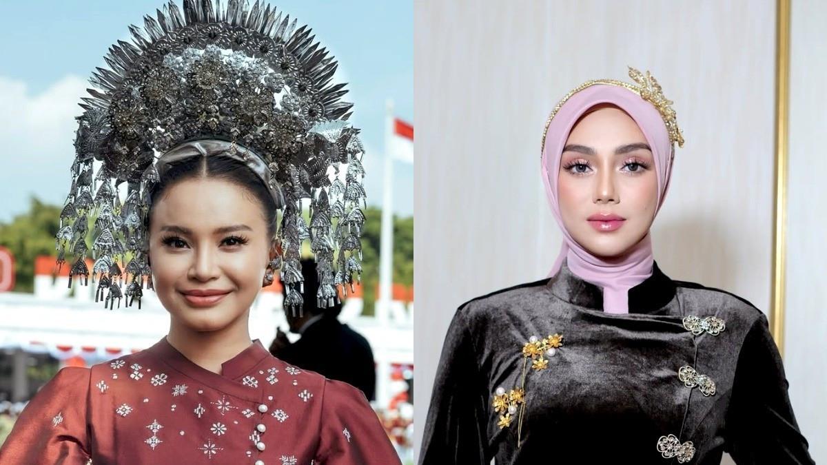 6 Parade Kebaya Janggan Seleb di HUT ke-80 RI, dari Rossa, Wulan Guritno, hingga Celine Evangelista.