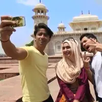 Adegan di sinetron 'Cinta di Langit Taj Mahal'. Foto: Vidio
