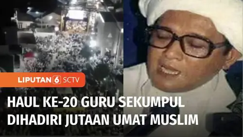 VIDEO: Jutaan Umat Muslim Hadiri Haul ke-20 Guru Sekumpul di Martapura Kalsel