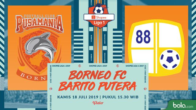 Pusamania Borneo FC Vs Barito Putera