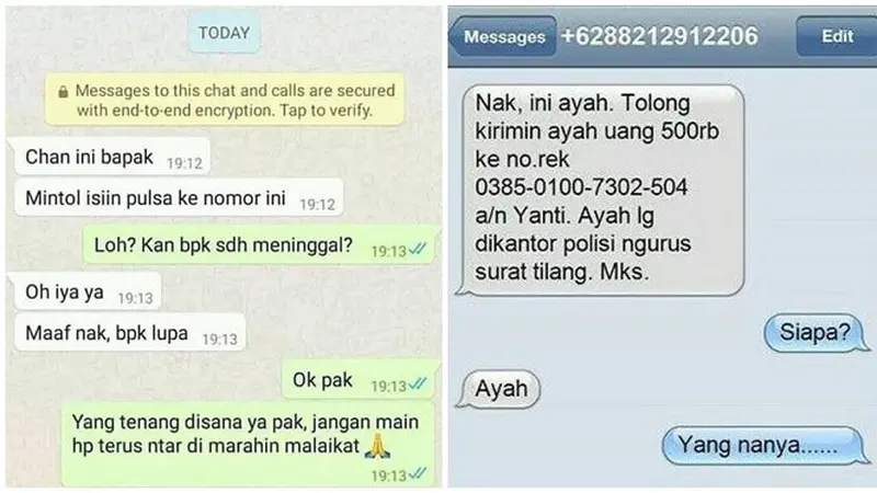 Chat Kocak Dengan Tukang Tipu Ini Bikin Ketawa Ngakak