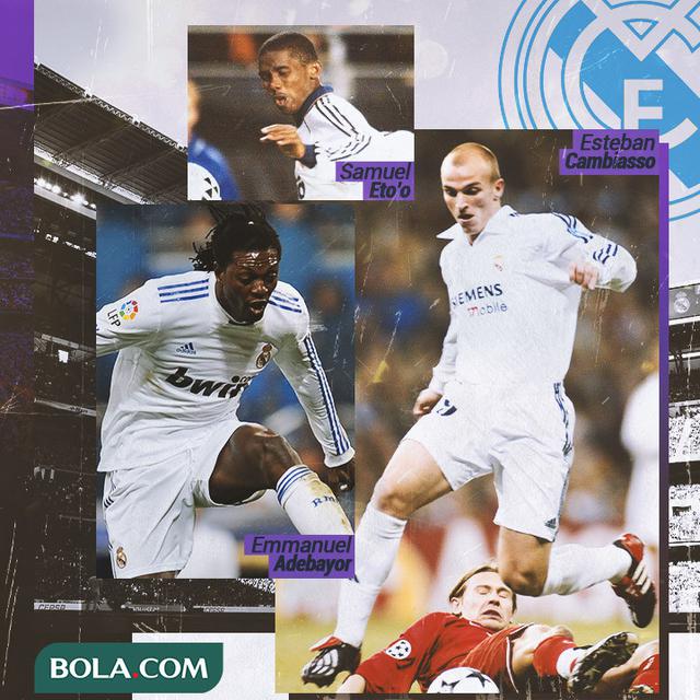 Real Madrid - Emmanuel Adebayor, Samuel Eto'o, Esteban Cambiasso