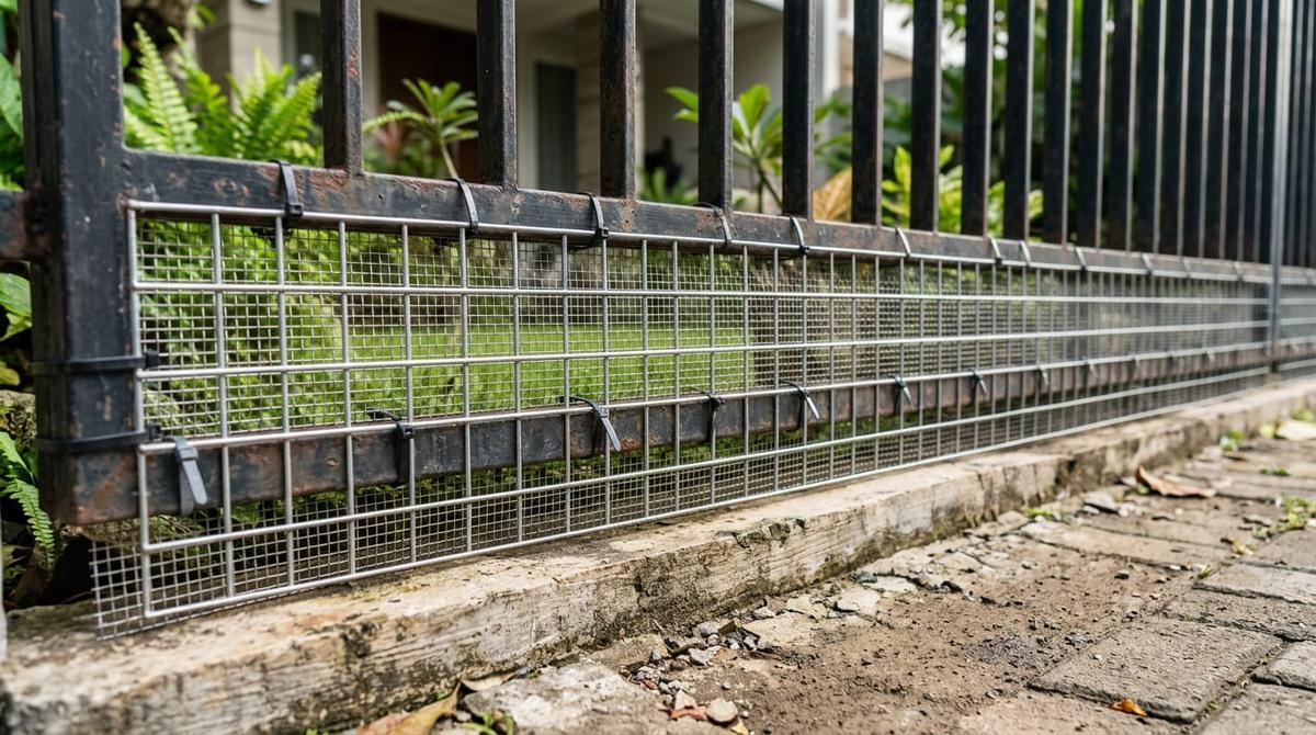 Ide Penutup Celah Bawah Pagar Agar Hewan Tidak Masuk ke Rumah