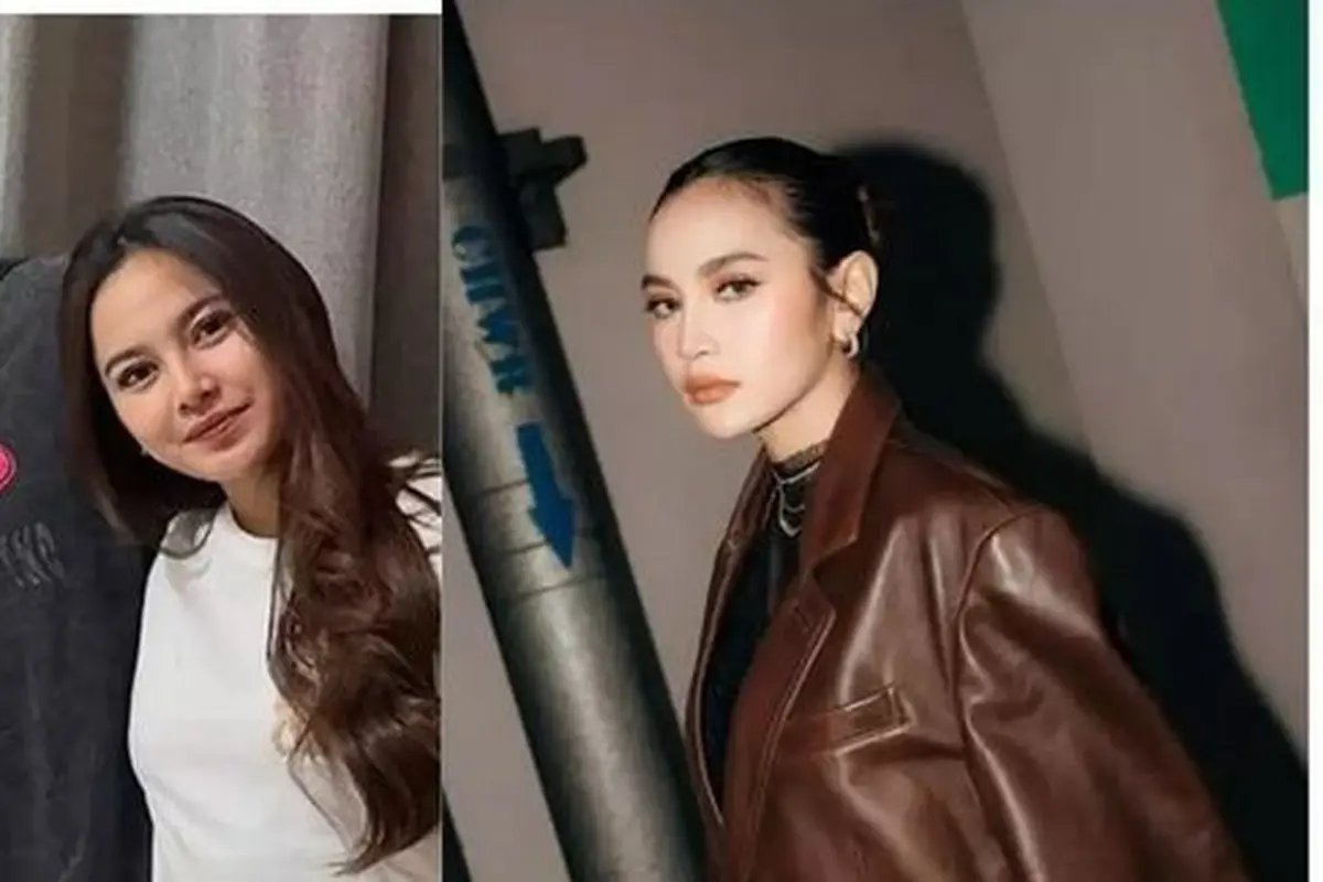 Perbandingan Wajah Bare Face vs Makeup Mahalini. (instagram/mahaliniraharja)