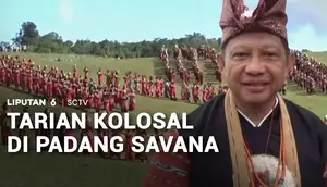 Pentas Kolosal 4.000 Penari Tradisional di Padang Savana Festival Fulan Fehan