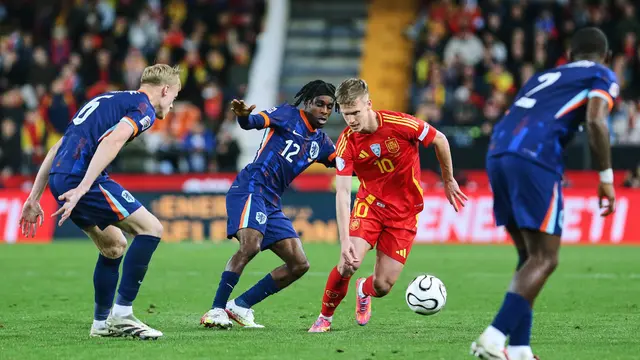 Foto: Melihat Laga Sengit Spanyol vs Belanda, La Furia Roja Secara Dramatis Lolos ke Semifinal UEFA Nations League