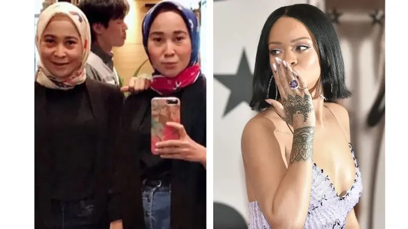 Warganet Ramai-Ramai Meledek Si Kembar Rihana Rihani Penipu Iphone dengan Menyebut Bahwa Mereka Adalah Penyanyi Lagu Umbrela Umbreli. Mengingat Nama Mereka yang Mirip dengan Rihanna, Pemilik Lagu Umbrella.