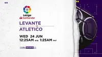 Pertandingan Levante vs Atletico di aplikasi streaming Vidio.