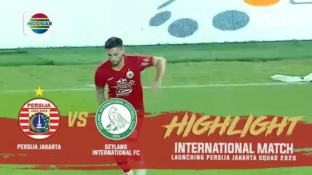 Berita video momen gol perdana Osvaldo Haay untuk Persija Jakarta saat menghadapi Geylang International FC dalam laga persahabatan yang digelar di SUGBK, Senayan, Minggu (23/2/2020).