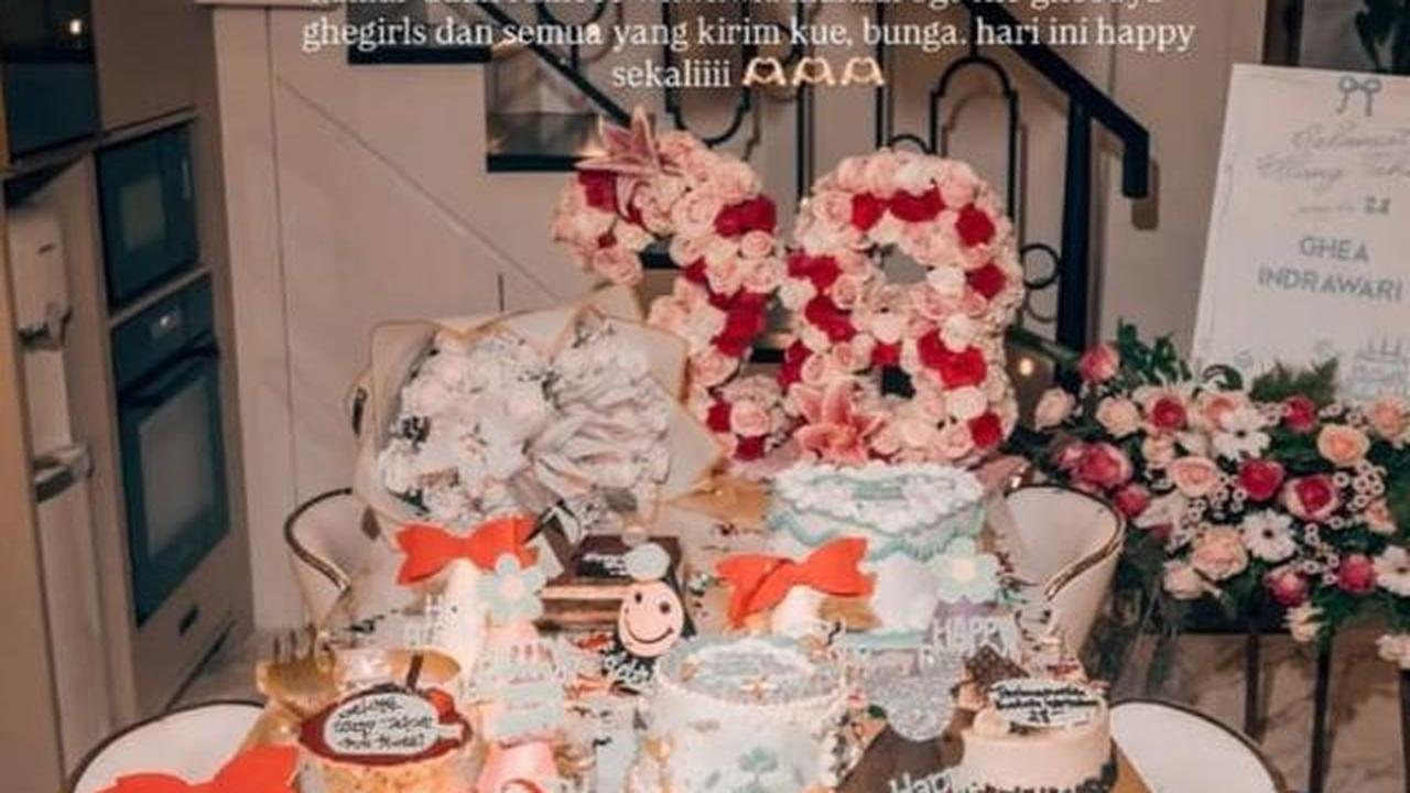 5 Potret Meja Makan Rumah Ghea Indrawari di Momen Ultah ke-28