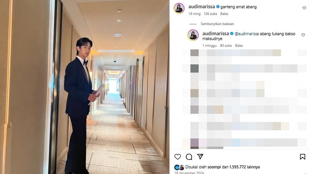 Dulu Ngefans Berat, Kini Audi Marissa Terlihat Meralat Komentar-komentarnya di Instagram Kim Soo Hyun