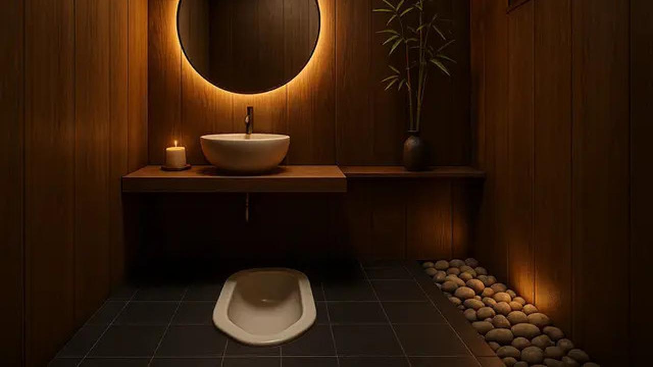 10 Desain Kamar Mandi 1,5 x 1,5 Meter Kloset Jongkok Gaya Jepang Minimalis, Cocok untuk Rumah Mungil