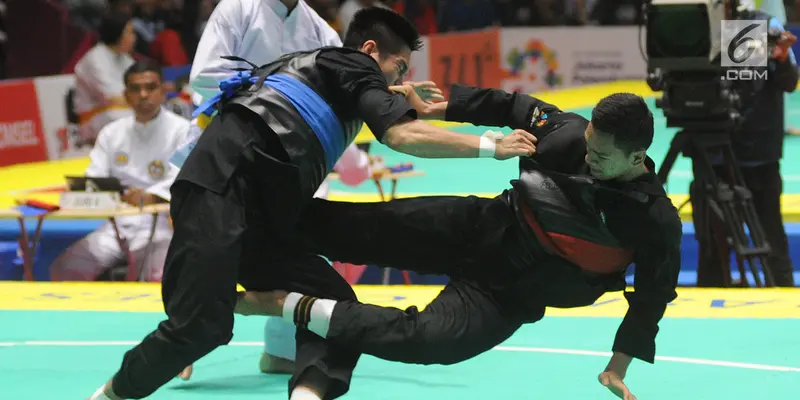 Kalahkan Pesilat Tangguh Vietnam, Aji Bangkit Pamungkas Melaju ke Final