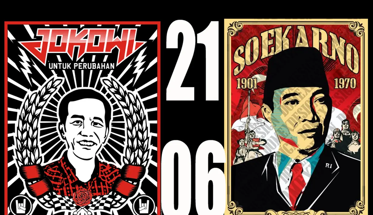 Soekarno meninggal pada tanggal 21 Juni 1970. Tanggal tersebut (21 Juni) adalah tanggal kelahiran Jokowi (Istimewa)  