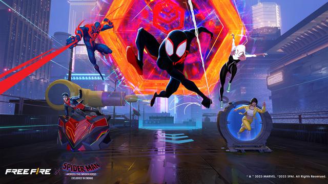 Free Fire hadirkan kolaborasi dengan film Spider-Man: Across the Spider-Verse (Garena)