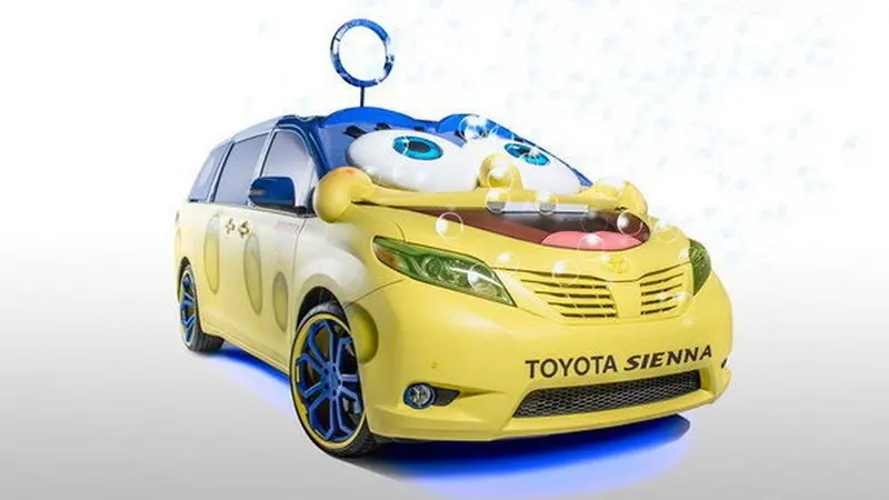 Toyota Ciptakan MPV Khusus Penggila Spongebob Squarepants