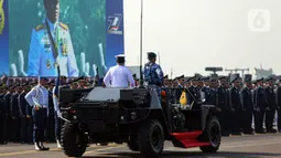 Upacara HUT ke-77 TNI AU dimulai pukul 08.00 WIB. (Liputan6.com/Faizal Fanani)