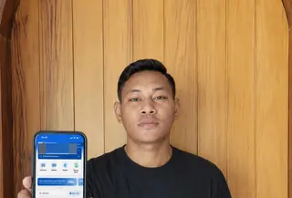 Teguh Prayitno, Pemuda yang Sudah Lebih dari Setahun Menggunakan BRImo (Istimewa)