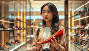 mimpi beli sepatu baru ©Ilustrasi dibuat AI