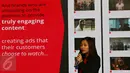 Perwakilan Google Indonesia Veronica Utami menjadi narasumber di acara diselenggarakan YouTube, Jakarta, Selasa (20/10/15). Menurut Google Indonesia jumlah video yang diunggah pengguna YouTube Indonesia meningkat hingga 600% (Liputan6.com/Immanuel Anton)