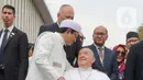 Paus Fransiskus sempat berkunjung ke Indonesia pada tanggal 3-6 September 2024. Selama di Indonesia, Paus Fransiskus sempat berkunjung ke Masjid Istiqlal dan memimpin misa akbar di Stadion Utama Gelora Bung Karno, Jakarta. (Liputan6.com/Herman Zakharia)
