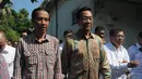 Alasan Jokowi dan JK  bersilaturahmi dan mohon restu kepada Sultan. Karena selain sebagai gubernur dan raja, Sultan adalah bapak bangsa, Yogyakarta, Senin (2/6/2014) (Liputan6.com/Herman Zakharia).