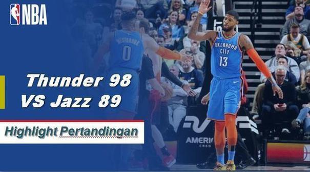 Russell Westbrook skor 23 sebagai Thunder mendapatkan kemenangan atas Jazz