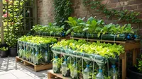Cara Menanam Sayur Hidroponik di Botol Bekas Tanpa Listrik untuk Pemula