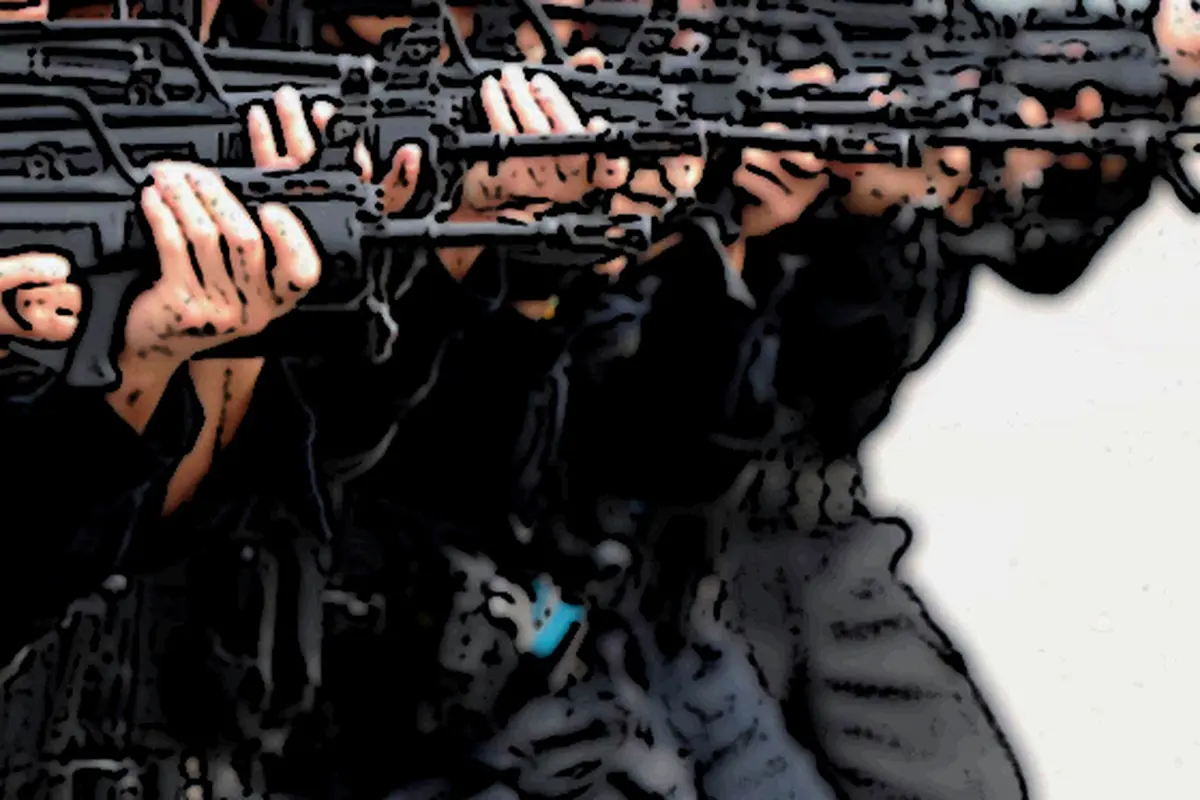 Ilustrasi eksekusi penembakan