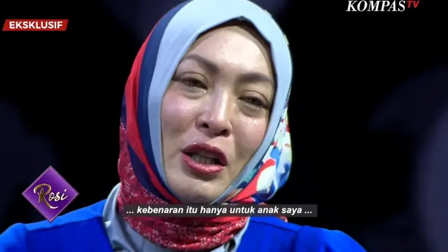 Angelina Sondakh saat diwawancara secara Esklusif oleh Rosiana Silalahi