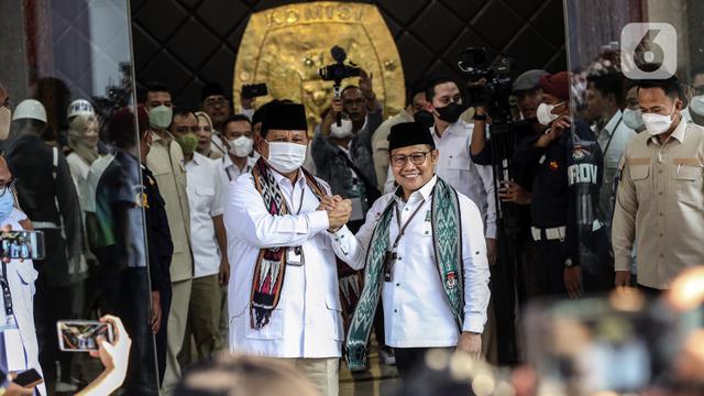 Prabowo dan Cak Imin Kompak Daftar Pemilu 2024 ke KPU