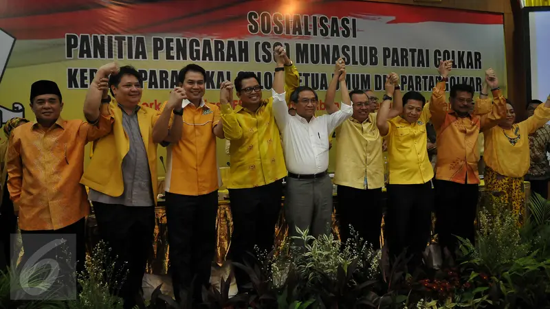 Hadiri Sosialisasi, Para Balon Ketua Umum Golkar Berkumpul di DPP