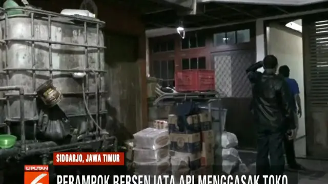 Bersenjata Pedang, 4 Perampok di Sidoarjo Gasak Uang Puluhan Juta Rupiah