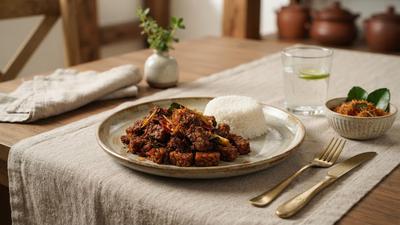 Resep Tempe Bumbu Rendang Kering untuk Stok Lauk Rumahan, Gurih dan Kaya Rempah