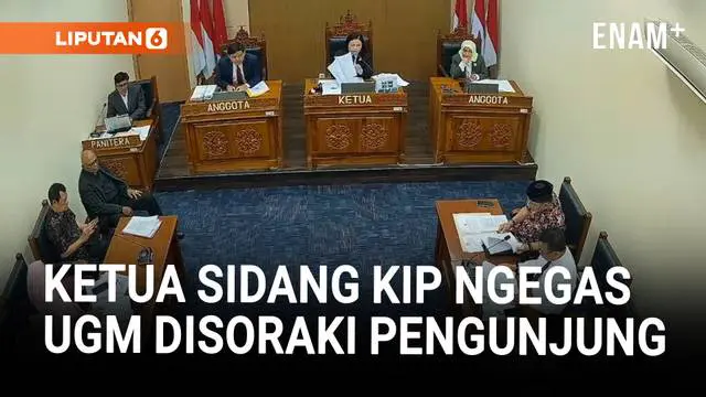 Ketua Sidang KIP Semprot UGM sampai Disoraki Pengunjung Soal Sengketa Ijazah Jokowi