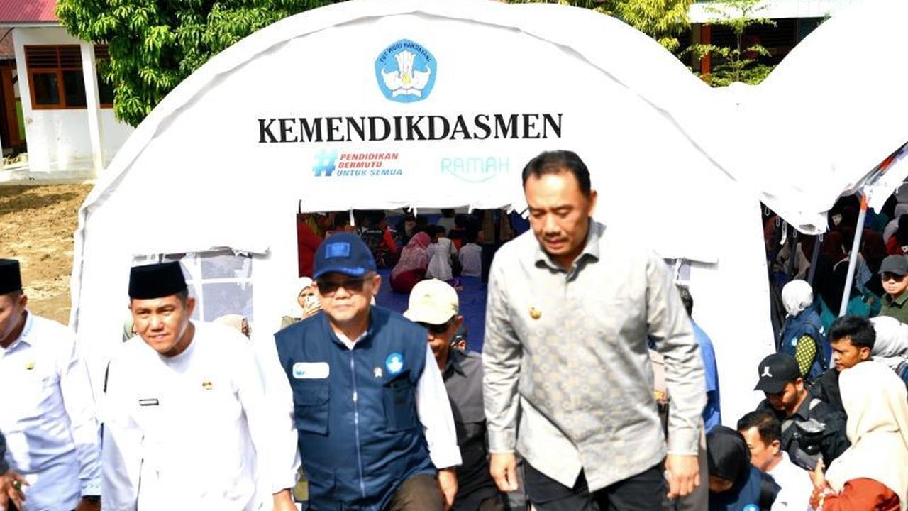 Kemendikdasmen Jamin Pendidikan Pascabencana Berlanjut, Daerah Diberi Fleksibilitas