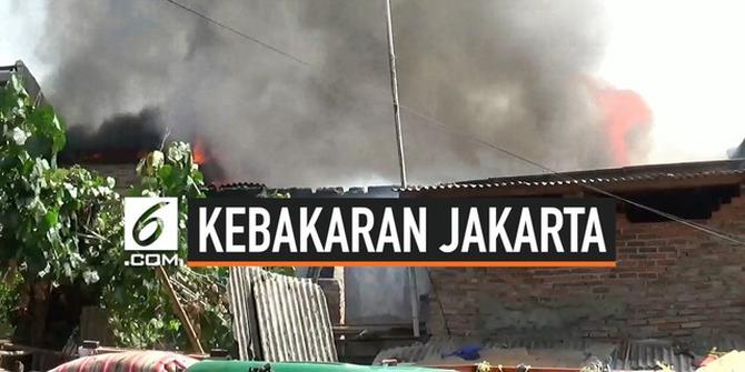 VIDEO: Kebakaran Cipinang Besar Hanguskan 9 Rumah