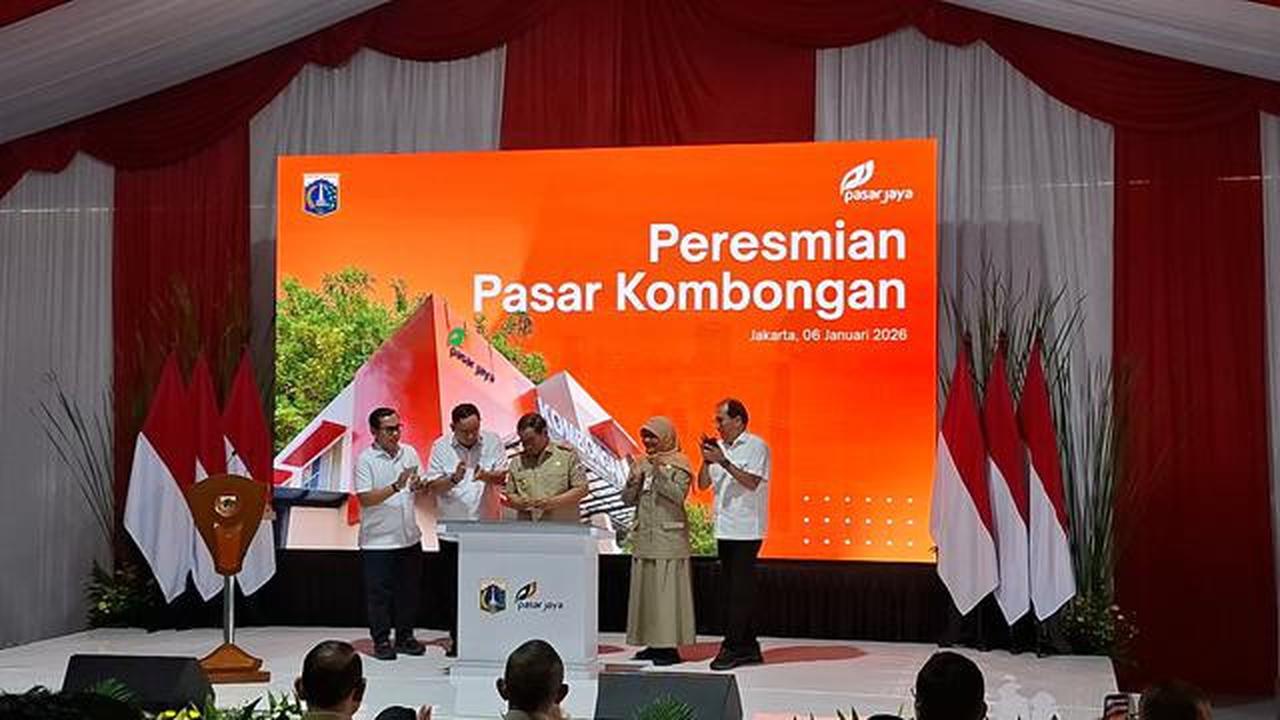 Mangkrak 5 Tahun Akibat Covid-19, Pramono Akhirnya Resmikan Pasar Kombongan Kemayoran