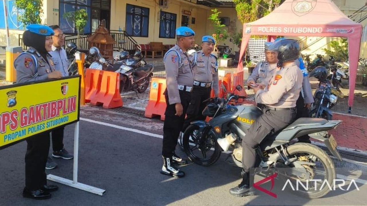 Propam Polres Situbondo Gelar Pemeriksaan Kelengkapan Kendaraan Anggota, Tegaskan Disiplin Lalu Lintas