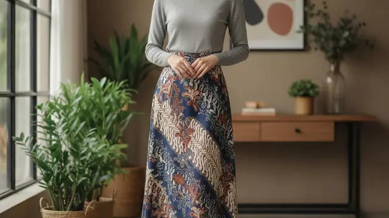 Rok Batik Midi Cocok dengan Baju Apa? Ini 9 Pilihan yang Bikin Penampilan Makin Stylish