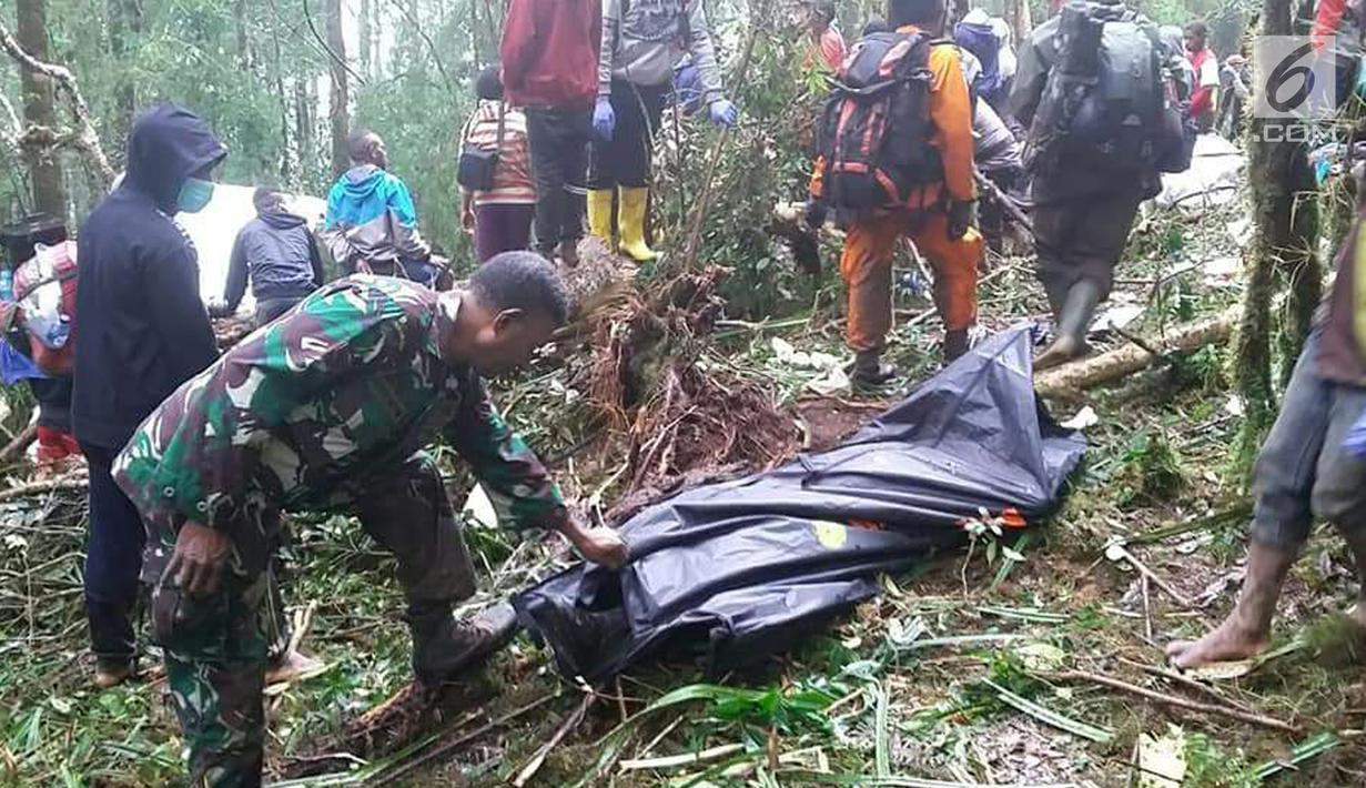  FOTO  Tewaskan 8 Orang  Begini Penampakan Pesawat Dimonim 