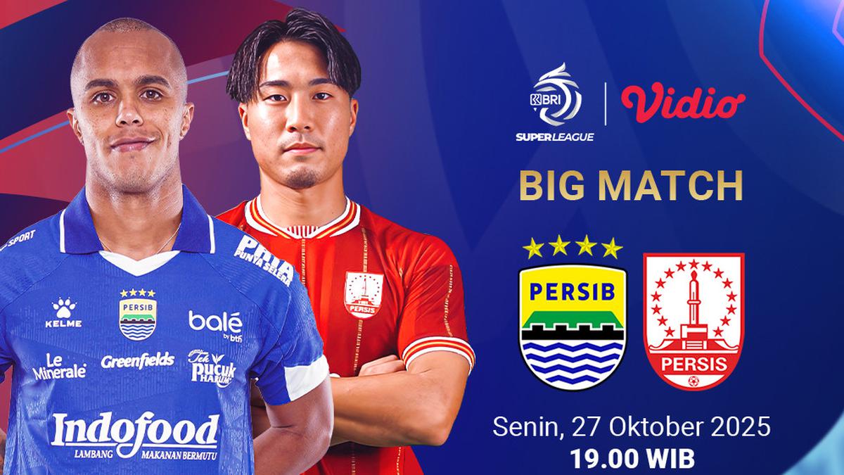 Link Live Streaming BRI Super League 2025/26: Persib Bandung vs Persis Solo Tayang Eksklusif di Vidio
