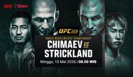 Nonton Live Streaming UFC 328: Duel Gengsi Chimaev vs Strickland di Las Vegas, Eksklusif di Vidio