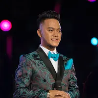 Danang dalam Final Dangdut Academy 2. (Foto: Desmond Manullang/Bintang.com)